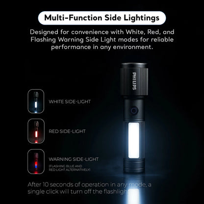 Philips Rechargeable LED Flashlight SFL2153/56