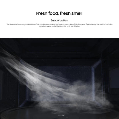 Samsung 23L Solo Microwave with Quick Defrost and Auto Cook Function (White/Silver)