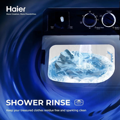Haier Twin Tub Washing Machine P1217 Soak Wash with Dryer Function