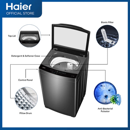 Haier HWM90-316S6 9.0 Kg Quick Wash Fully Automatic Top Load Washing Machine