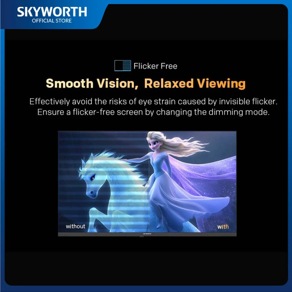 Skyworth 32/40/43 Inch 2K QLED Google TV - QF63K