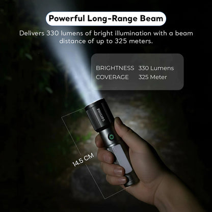 Philips Rechargeable LED Flashlight SFL2153/56