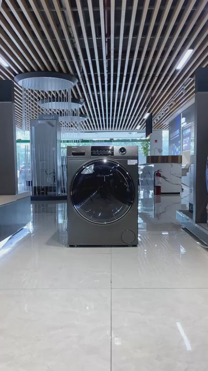 Haier HWD105-BP14929AS8 10.5/7 kg Ultra Care Super 525 Drum Front Load Inverter Series Washer & Dryer Combo Fully Automatic Washing Machine