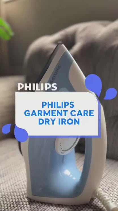 PHILIPS Dry Iron - Non-Stick Soleplate, Lightweight (DST0520/20)