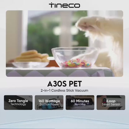 Tineco A30S UltraClean Cordless Vacuum