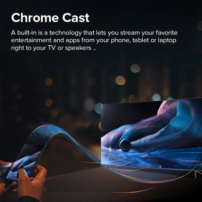Haier H43S80EUX 43 Inch QLED Google TV (Netflix & Youtube One Touch, Google Playstore, Google Assistant, Google Chromecast Built in, Dolby Digital Decoding, HDR)