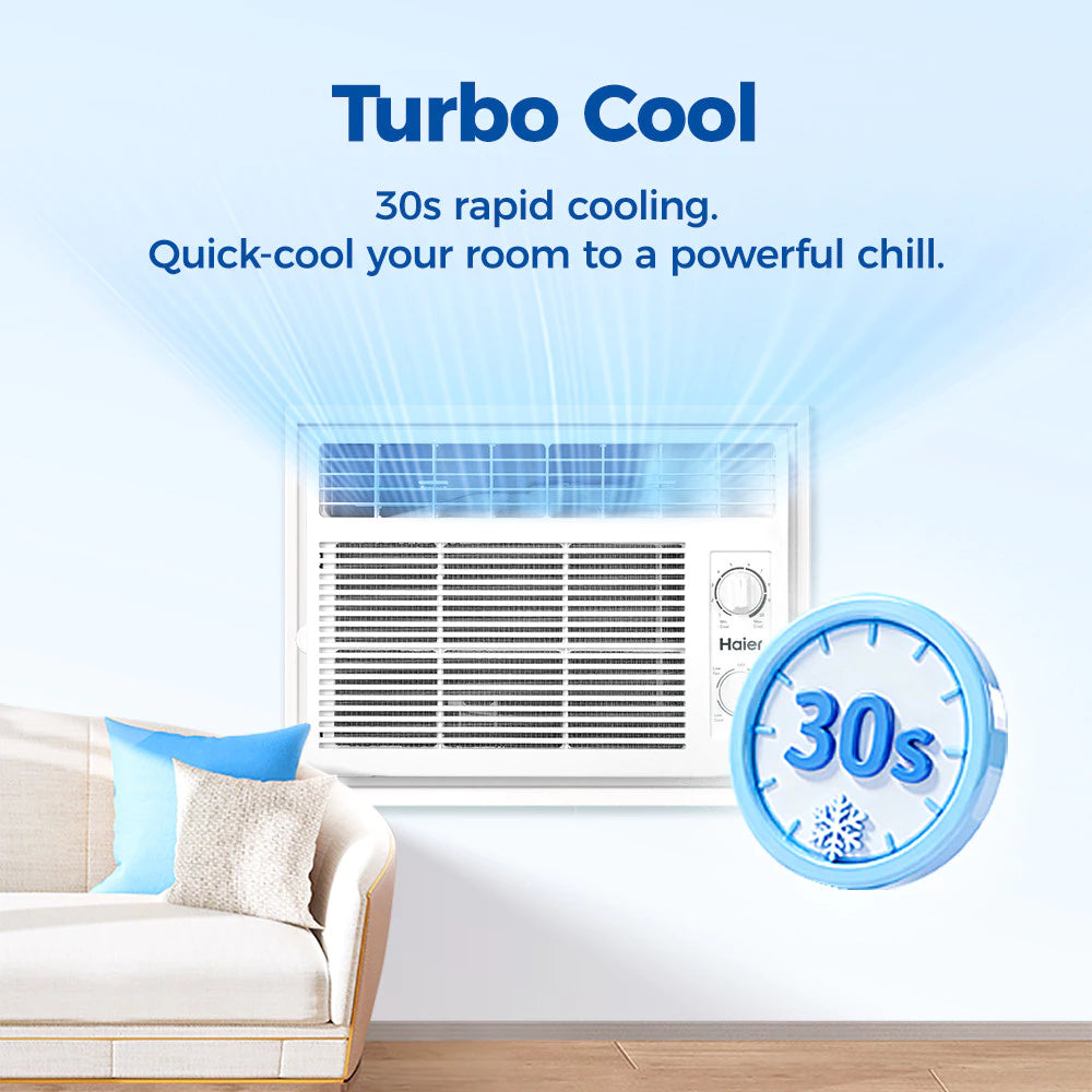 Haier HW-06EMQ35 0.6 HP Chill Cool Window Type Aircon